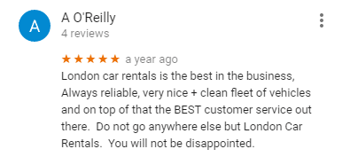 reviews - car rental london van rental London